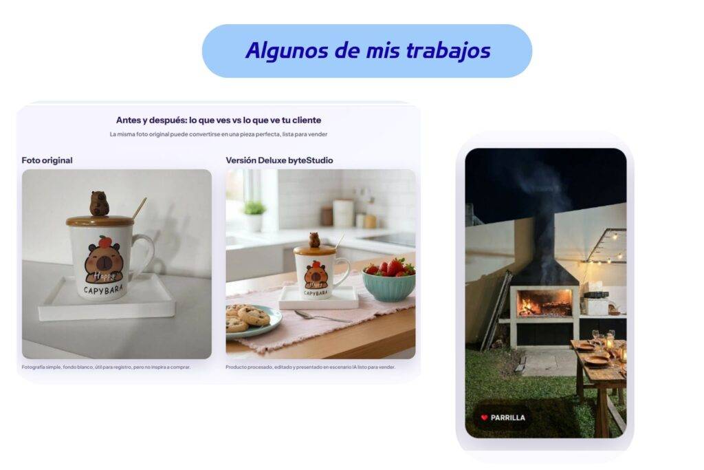 fotografía IA para bytestudio realizado por Antonela Casagrande community manager, social media manager y creadora de contenido AI