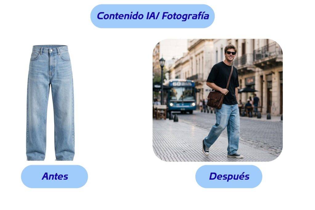 fotografia ia para feserá realizado por Antonela Casagrande community manager, social media manager y creadora de contenido AI