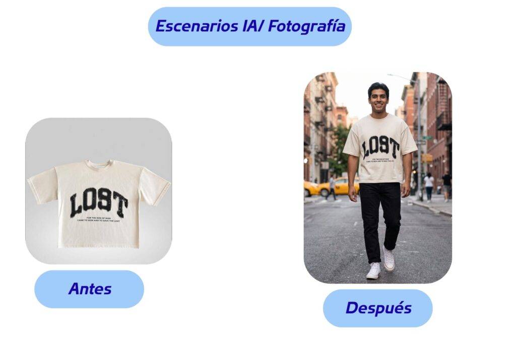 fotografia ia para feserá realizado por Antonela Casagrande community manager, social media manager y creadora de contenido AI